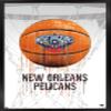 Trends International NBA New Orleans Pelicans - Drip Basketball 21 Wall Poster, 22.375" x 34", Black Framed Version view 1