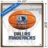Trends International NBA Dallas Mavericks - Drip Basketball 21 Wall Poster, 22.375" x 34", Bronze Framed Version view 3