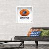 Trends International NBA Memphis Grizzlies - Drip Basketball 21 Wall Poster, 14.725" x 22.375", White Framed Version view 2
