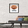 Trends International NBA Oklahoma City Thunder - Drip Basketball 21 Wall Poster, 14.725" x 22.375", Black Framed Version view 2