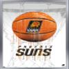 Trends International NBA Phoenix Suns - Drip Basketball 21 Wall Poster, 22.375" x 34", Silver Framed Version view 1