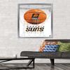 Trends International NBA Phoenix Suns - Drip Basketball 21 Wall Poster, 22.375" x 34", Silver Framed Version view 2