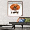 Trends International NBA Phoenix Suns - Drip Basketball 21 Wall Poster, 22.375" x 34", Mahogany Framed Version view 2