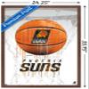 Trends International NBA Phoenix Suns - Drip Basketball 21 Wall Poster, 22.375" x 34", Mahogany Framed Version view 3