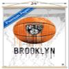 Trends International NBA Brooklyn Nets - Drip Basketball 21 Wall Poster, 22.375" x 34", Premium Print and Beechwood Hanger Bundle view 3