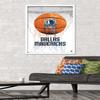 Trends International NBA Dallas Mavericks - Drip Basketball 21 Wall Poster, 22.375" x 34", White Framed Version view 2