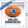 Trends International NBA Dallas Mavericks - Drip Basketball 21 Wall Poster, 22.375" x 34", White Framed Version view 3