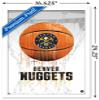 Trends International NBA Denver Nuggets - Drip Basketball 21 Wall Poster, 14.725" x 22.375", White Framed Version view 3