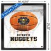 Trends International NBA Denver Nuggets - Drip Basketball 21 Wall Poster, 14.725" x 22.375", Black Framed Version view 3
