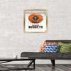 Trends International NBA Denver Nuggets - Drip Basketball 21 Wall Poster, 14.725" x 22.375", Gold Framed Version view 2