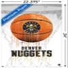 Trends International NBA Denver Nuggets - Drip Basketball 21 Wall Poster, 22.375" x 34", Premium Poster & Clip Bundle view 3