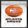 Trends International NBA Atlanta Hawks - Drip Basketball 21 Wall Poster, 14.725" x 22.375", Black Framed Version view 1