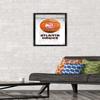 Trends International NBA Atlanta Hawks - Drip Basketball 21 Wall Poster, 14.725" x 22.375", Black Framed Version view 2