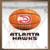 Trends International NBA Atlanta Hawks - Drip Basketball 21 Wall Poster, 22.375" x 34", Bronze Framed Version view 1