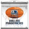 Trends International NBA Dallas Mavericks - Drip Basketball 21 Wall Poster, 22.375" x 34", Print and Black Hanger Bundle view 3