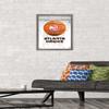 Trends International NBA Atlanta Hawks - Drip Basketball 21 Wall Poster, 14.725" x 22.375", Barnwood Framed Version view 2