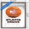 Trends International NBA Atlanta Hawks - Drip Basketball 21 Wall Poster, 14.725" x 22.375", Barnwood Framed Version view 3