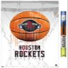 Trends International NBA Houston Rockets - Drip Basketball 21 Wall Poster, 22.375" x 34", Premium Poster & Clip Bundle view 1
