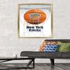 Trends International NBA New York Knicks - Drip Basketball 21 Wall Poster, 22.375" x 34", Gold Framed Version view 2