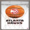 Trends International NBA Atlanta Hawks - Drip Basketball 21 Wall Poster, 22.375" x 34", Barnwood Framed Version view 1