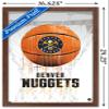 Trends International NBA Denver Nuggets - Drip Basketball 21 Wall Poster, 14.725" x 22.375", Mahogany Framed Version view 3