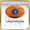 Trends International NBA Minnesota Timberwolves - Drip Basketball 21 Wall Poster, 22.375" x 34", Gold Framed Version view 1