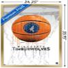 Trends International NBA Minnesota Timberwolves - Drip Basketball 21 Wall Poster, 22.375" x 34", Gold Framed Version view 3