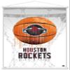 Trends International NBA Houston Rockets - Drip Basketball 21 Wall Poster, 22.375" x 34", Premium Print and White Hanger Bundle view 1