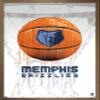 Trends International NBA Memphis Grizzlies - Drip Basketball 21 Wall Poster, 14.725" x 22.375", Bronze Framed Version view 1