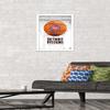 Trends International NBA Detroit Pistons - Drip Basketball 21 Wall Poster, 14.725" x 22.375", White Framed Version view 2