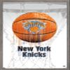 Trends International NBA New York Knicks - Drip Basketball 21 Wall Poster, 14.725" x 22.375", Barnwood Framed Version view 1