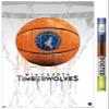 Trends International NBA Minnesota Timberwolves - Drip Basketball 21 Wall Poster, 22.375" x 34", Premium Poster & Clip Bundle view 1