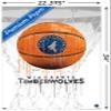 Trends International NBA Minnesota Timberwolves - Drip Basketball 21 Wall Poster, 22.375" x 34", Premium Poster & Clip Bundle view 3