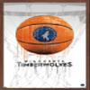 Trends International NBA Minnesota Timberwolves - Drip Basketball 21 Wall Poster, 14.725" x 22.375", Mahogany Framed Version view 1