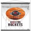 Trends International NBA Houston Rockets - Drip Basketball 21 Wall Poster, 22.375" x 34", Premium Print and Black Hanger Bundle view 1