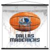 Trends International NBA Dallas Mavericks - Drip Basketball 21 Wall Poster, 22.375" x 34", Premium Print and Black Hanger Bundle view 1