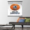 Trends International NBA Dallas Mavericks - Drip Basketball 21 Wall Poster, 22.375" x 34", Premium Print and Black Hanger Bundle view 2