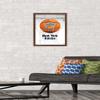 Trends International NBA New York Knicks - Drip Basketball 21 Wall Poster, 14.725" x 22.375", Mahogany Framed Version view 2