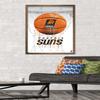 Trends International NBA Phoenix Suns - Drip Basketball 21 Wall Poster, 22.375" x 34", Bronze Framed Version view 2