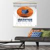 Trends International NBA Memphis Grizzlies - Drip Basketball 21 Wall Poster, 22.375" x 34", Print and Beechwood Hanger Bundle view 2