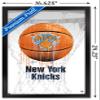 Trends International NBA New York Knicks - Drip Basketball 21 Wall Poster, 14.725" x 22.375", Black Framed Version view 3
