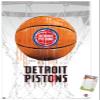 Trends International NBA Detroit Pistons - Drip Basketball 21 Wall Poster, 22.375" x 34", Premium Poster & Mount Bundle view 1
