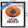 Trends International NBA Houston Rockets - Drip Basketball 21 Wall Poster, 14.725" x 22.375", Black Framed Version view 3