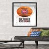 Trends International NBA Detroit Pistons - Drip Basketball 21 Wall Poster, 22.375" x 34", Black Framed Version view 2