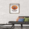Trends International NBA New Orleans Pelicans - Drip Basketball 21 Wall Poster, 14.725" x 22.375", Bronze Framed Version view 2