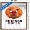 Trends International NBA Chicago Bulls - Drip Basketball 21 Wall Poster, 22.375" x 34", Bronze Framed Version view 3