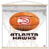 Trends International NBA Atlanta Hawks - Drip Basketball 21 Wall Poster, 22.375" x 34", Premium Print and Beechwood Hanger Bundle view 1