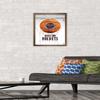 Trends International NBA Houston Rockets - Drip Basketball 21 Wall Poster, 14.725" x 22.375", Bronze Framed Version view 2