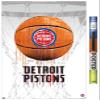 Trends International NBA Detroit Pistons - Drip Basketball 21 Wall Poster, 22.375" x 34", Premium Poster & Clip Bundle view 1