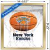 Trends International NBA New York Knicks - Drip Basketball 21 Wall Poster, 14.725" x 22.375", Gold Framed Version view 3
